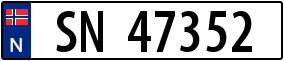 Truck License Plate
